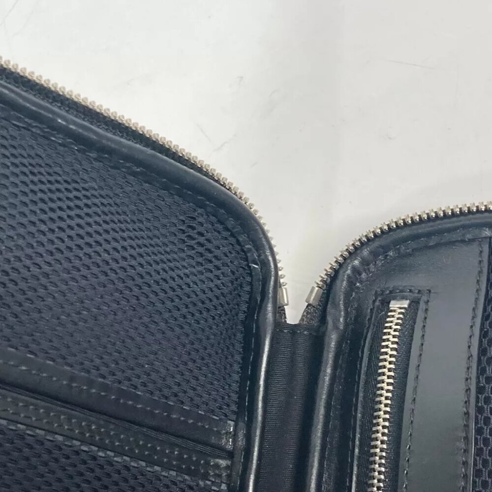 Dior logo Trotter clutch bag bag Pouch PVC Blac - Picture 5 of 15